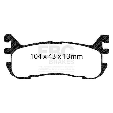 EBC Brakes Pad and Disc Kit (PDKR553)