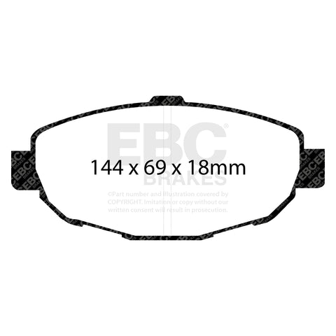EBC Brakes Pad and Disc Kit (PD03KF661)