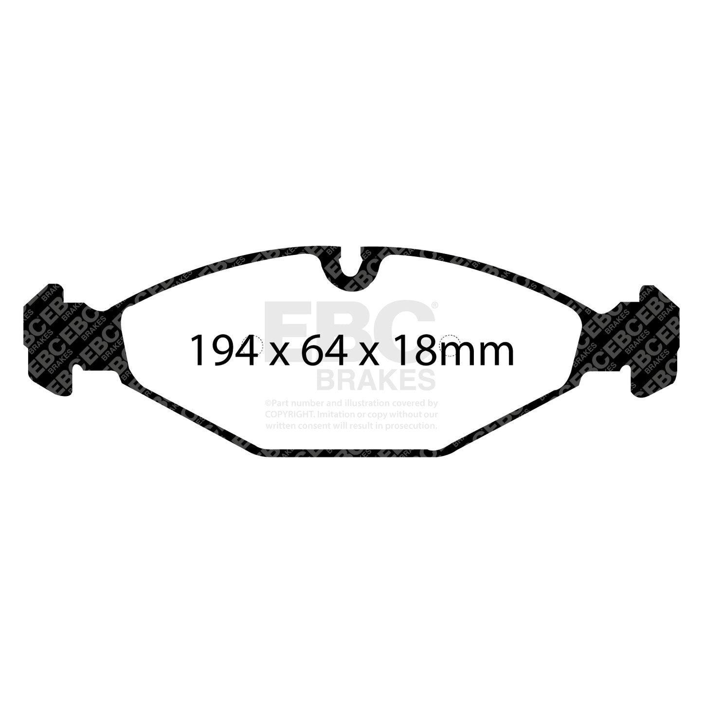EBC Brakes Pad  and  Disc Kit (PD02KF188)