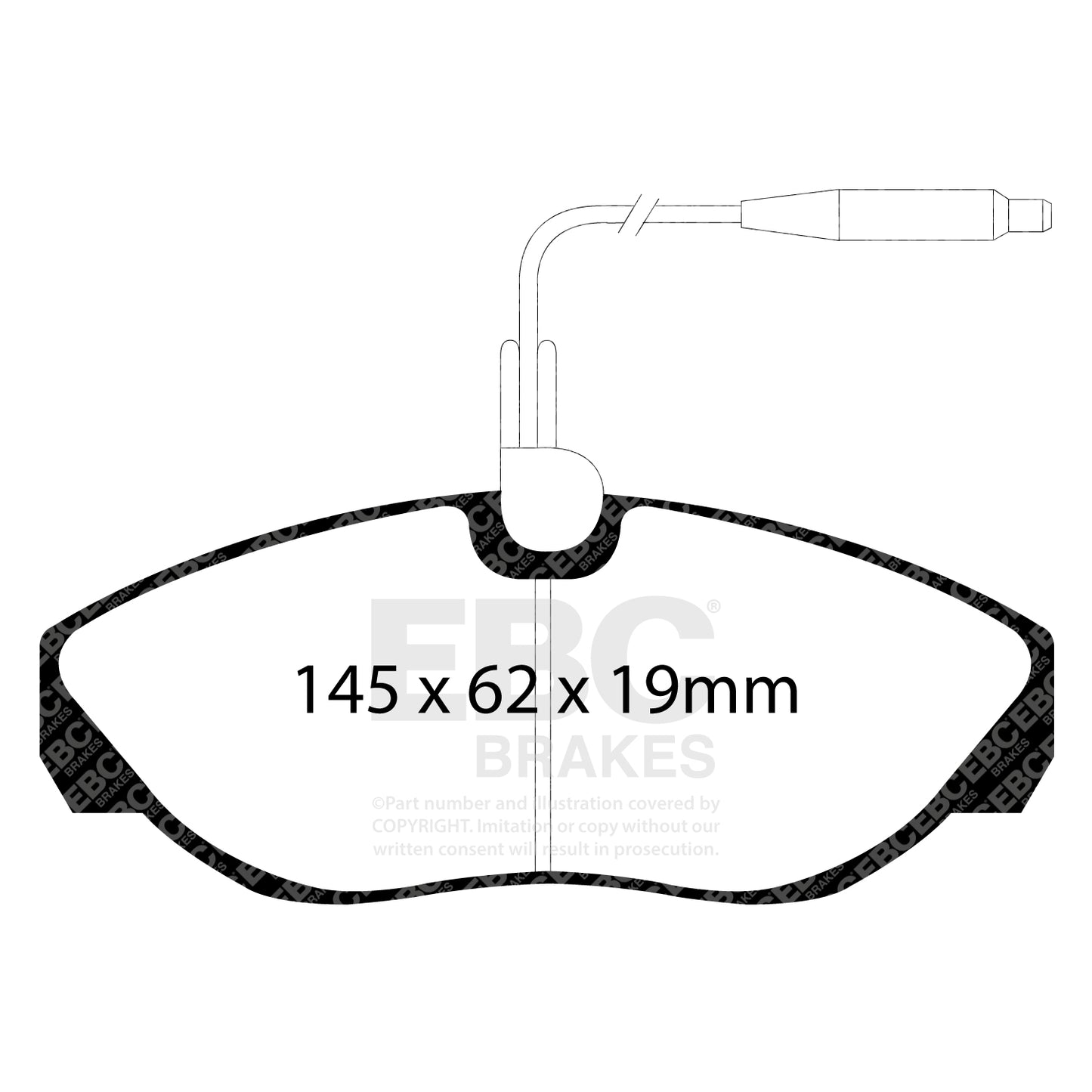 EBC Brakes Pad and Disc Kit (PD03KF262)