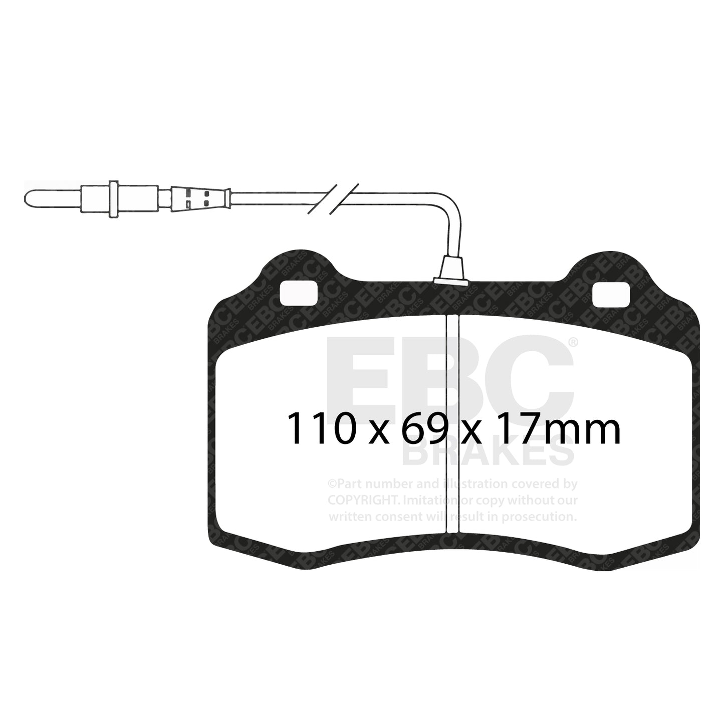 EBC Performance Pack Pad & Line Kit with Yellowstuff Pads (PLK1665)