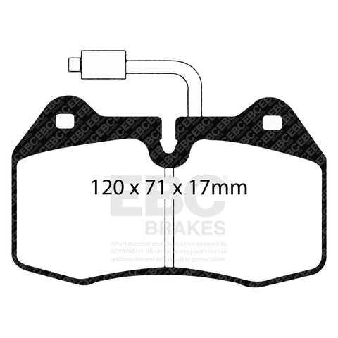 EBC Performance Pack Pad & Line Kit with Yellowstuff Pads (PLK1464)