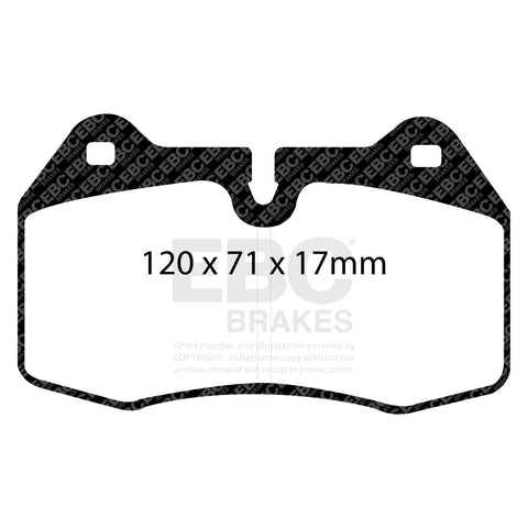 EBC Brakes RPX Racing Pad (DP81032RPX) Front