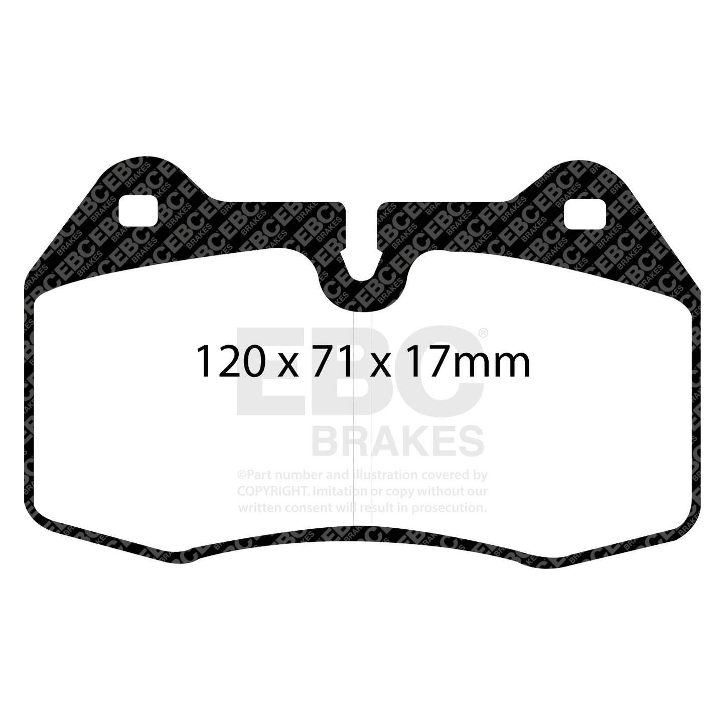 EBC Racing RP-1 Track and Race Brake Pads (DP81032RP1)