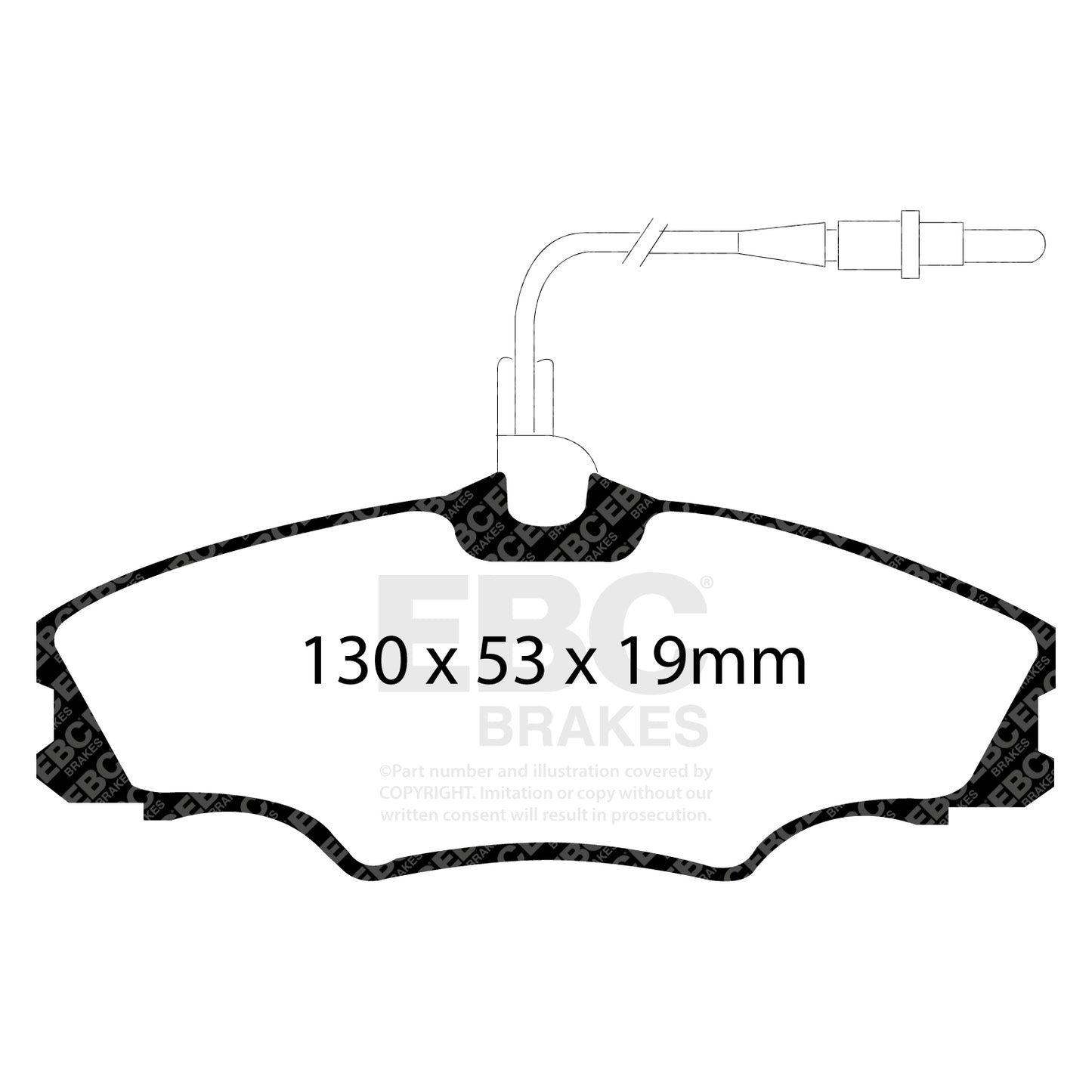 EBC Yellowstuff 4000 Series Street and Track Brake Pad Set (DP41049R)