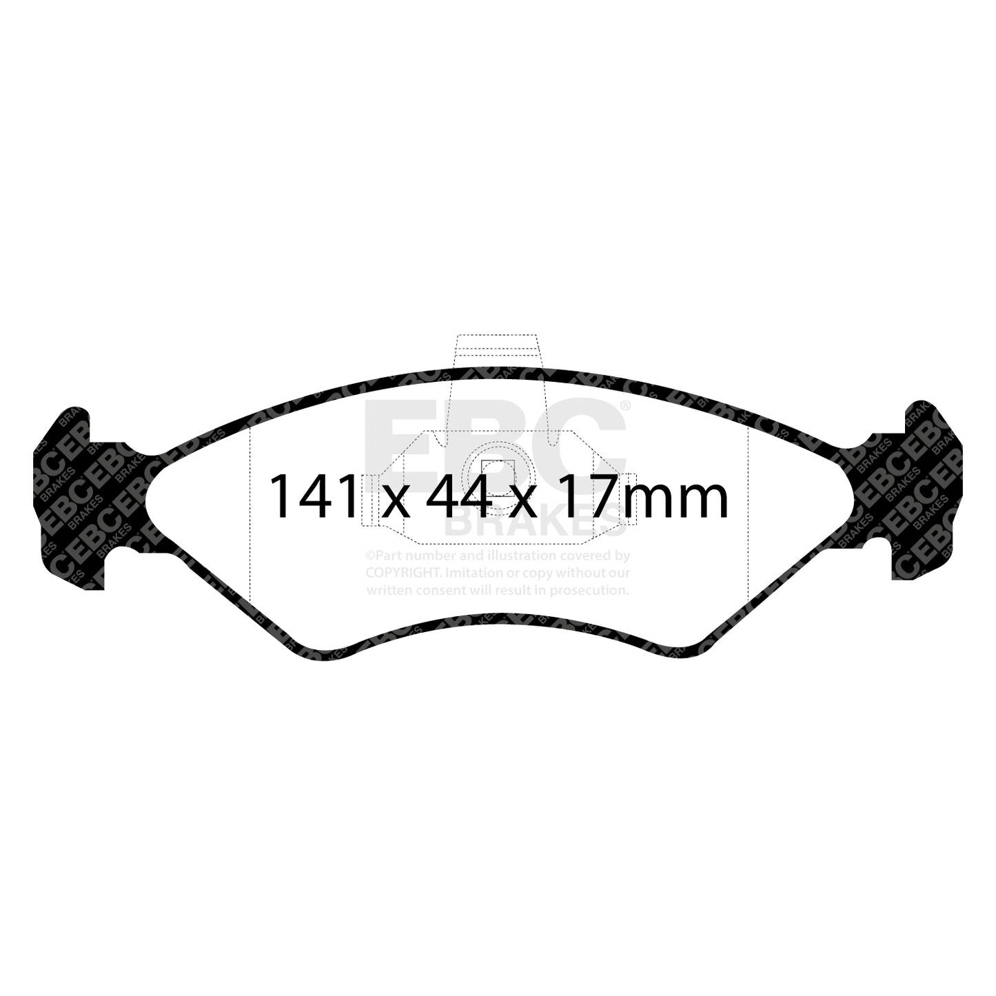 EBC Brakes Pad and Disc Kit (PDKF729)