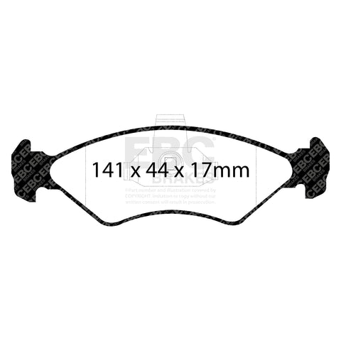 EBC Brakes Pad and Disc Kit (PDKF729)