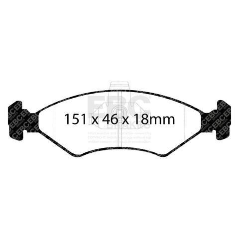 EBC Brakes Pad  and  Disc Kit (PD01KF869)