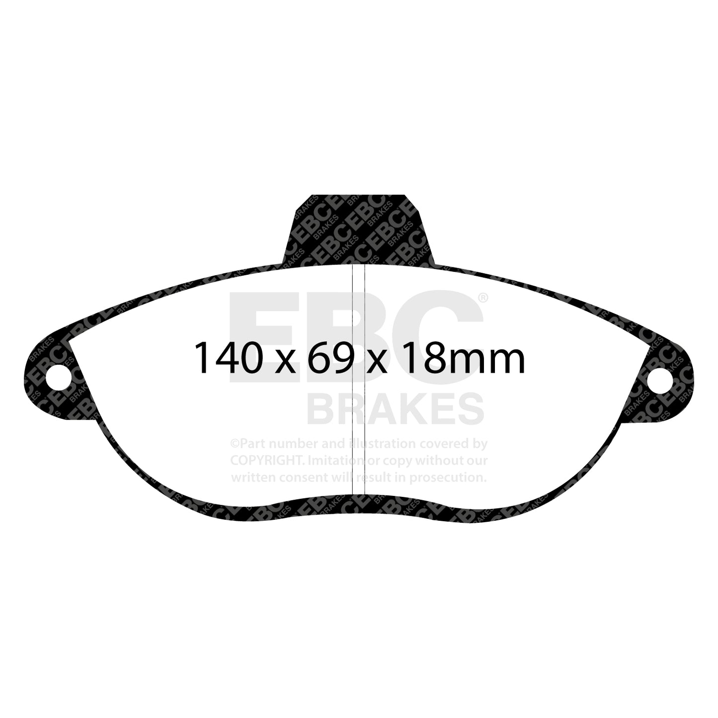 EBC Brakes Pad and Disc Full vehicle Kit (PD40K709)