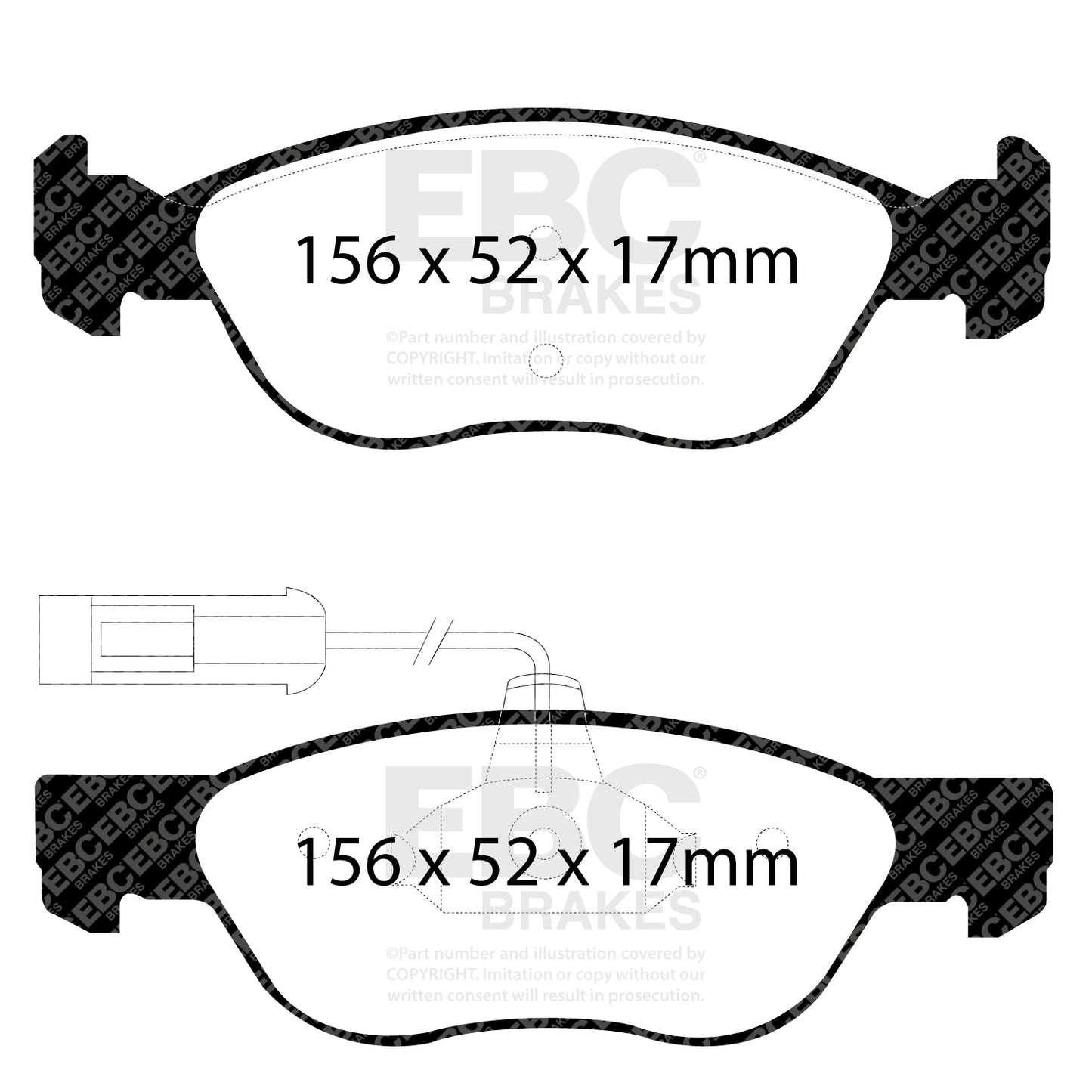 EBC Brakes Pad and Disc Kit (PD13KF004)
