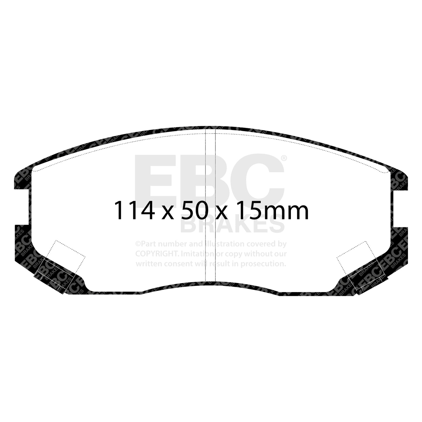 EBC Brakes Pad  and  Disc Kit (PD01KF1015)