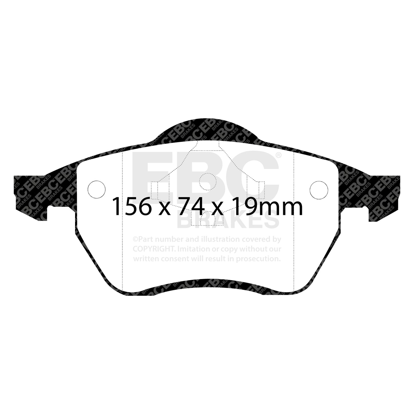 EBC Brakes Pad and Disc Kit (PDKF739)