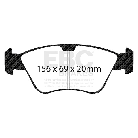EBC Brakes Pad and Disc Full vehicle Kit (PD40K1205)