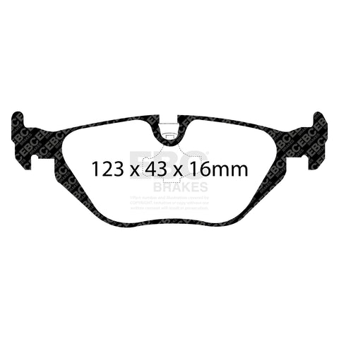 EBC Ultimax OE Replacement Brake Pad Set (DP1079)