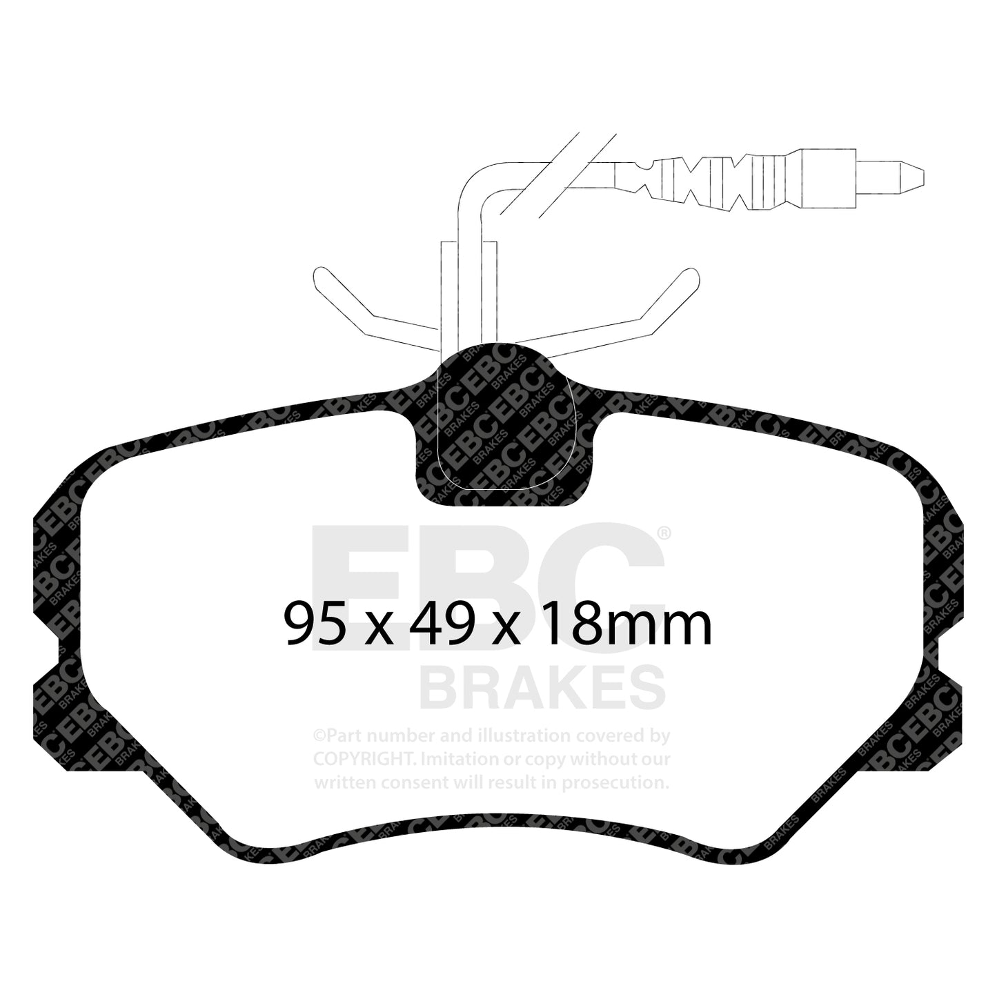 EBC Brakes Pad and Disc Kit (PDKF510)