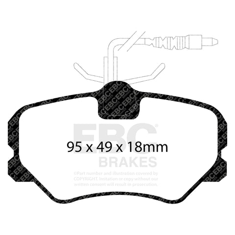 EBC Brakes Pad and Disc Full vehicle Kit (PD40K1485)