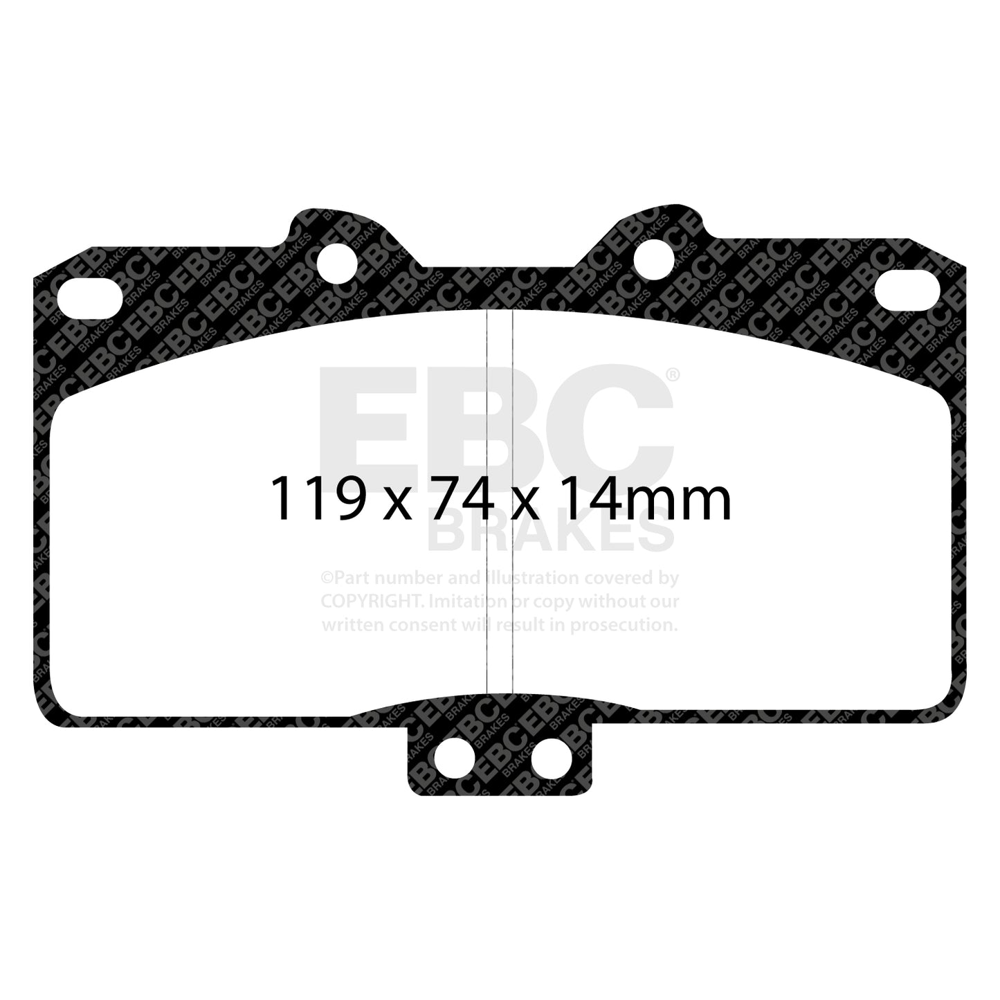EBC Brakes Pad and Disc Kit (PD07KF170)