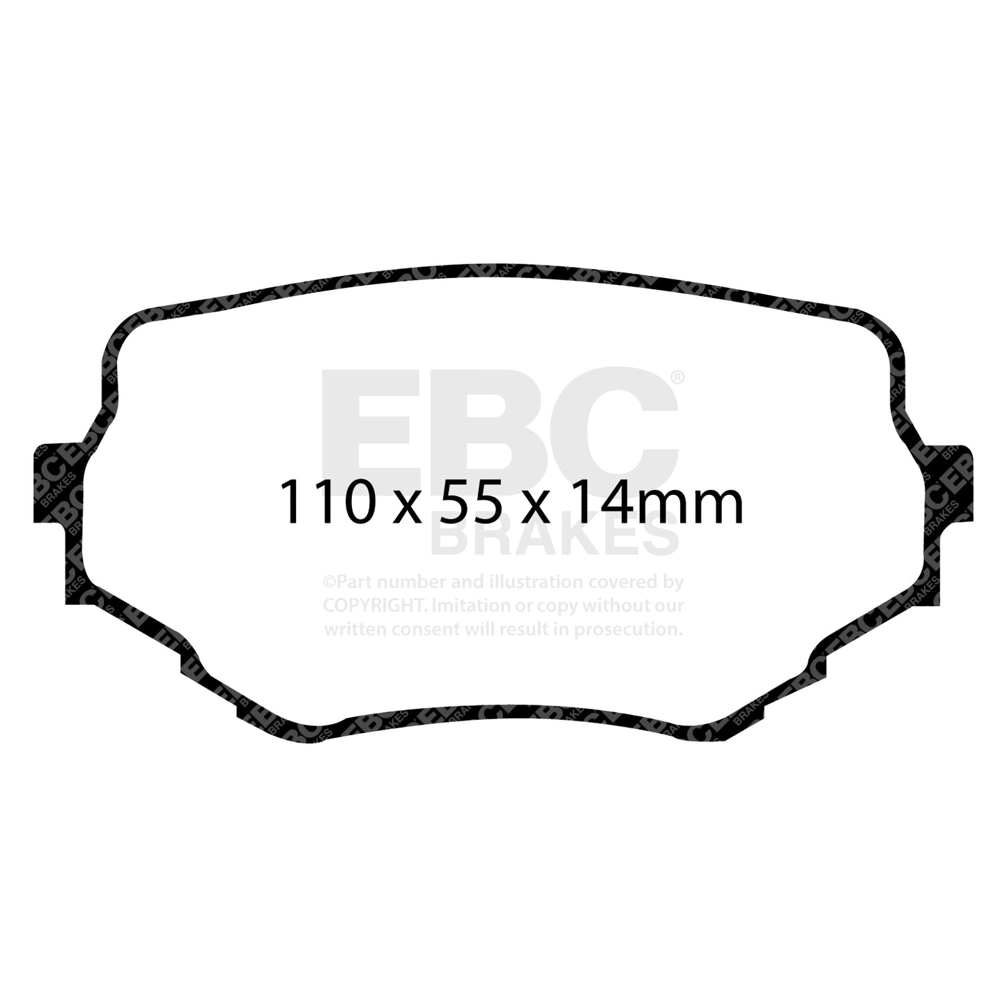 EBC Brakes Pad and Disc Kit (PDKF1884)
