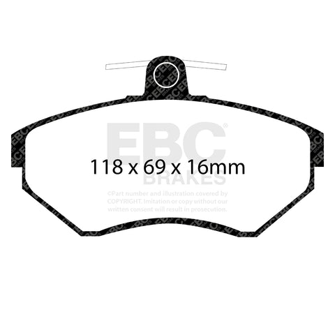 EBC Brakes Pad and Disc Kit (PD11KF142)
