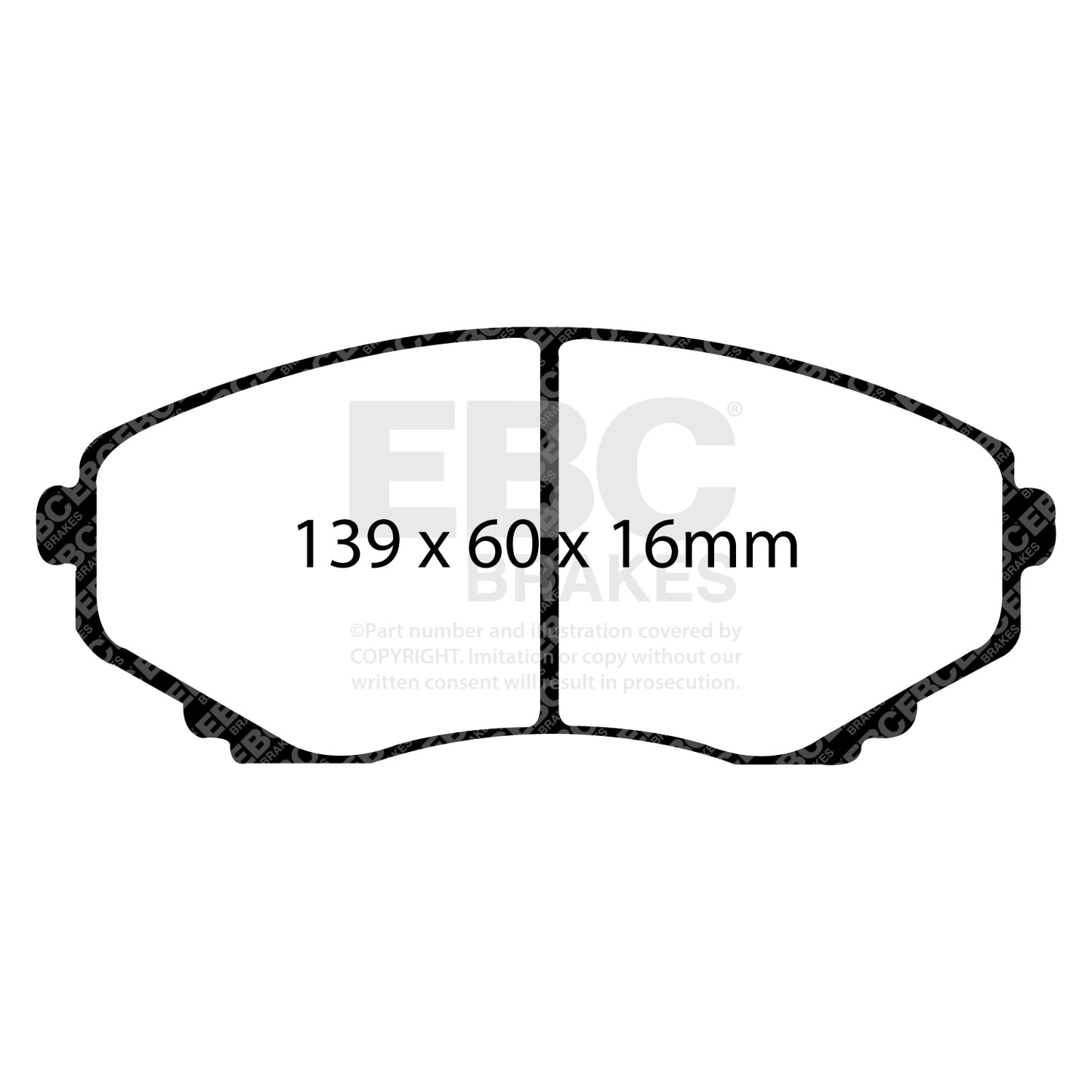 EBC Brakes Pad and Disc Full vehicle Kit (PD40K1129)