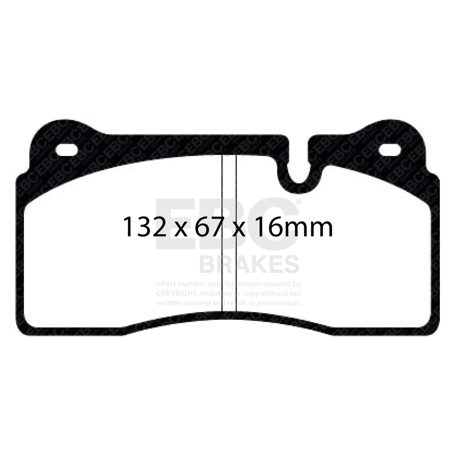 EBC Pad + 2 Piece Disc Kit P2DK026B Rear