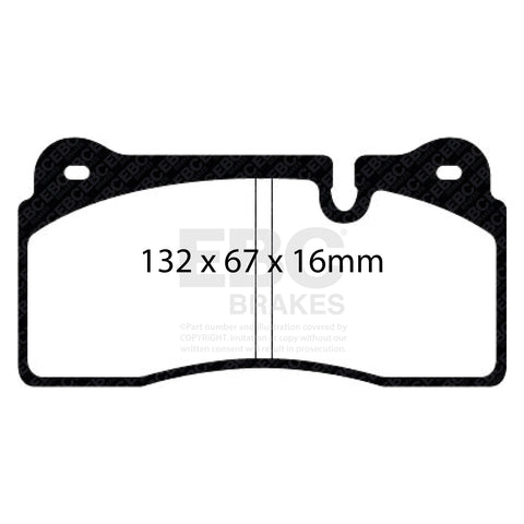 EBC Bluestuff Pad and 2-pc Floating Disc Kit FULL VEHICLE 2pc disc kit for both axles (P2DK028B)