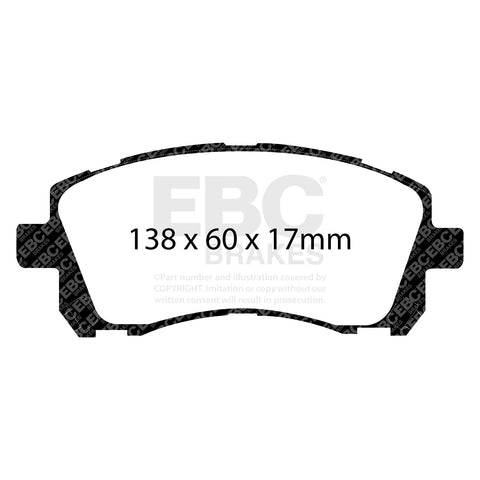 EBC Brakes Pad and Disc Kit (PD04KF158)