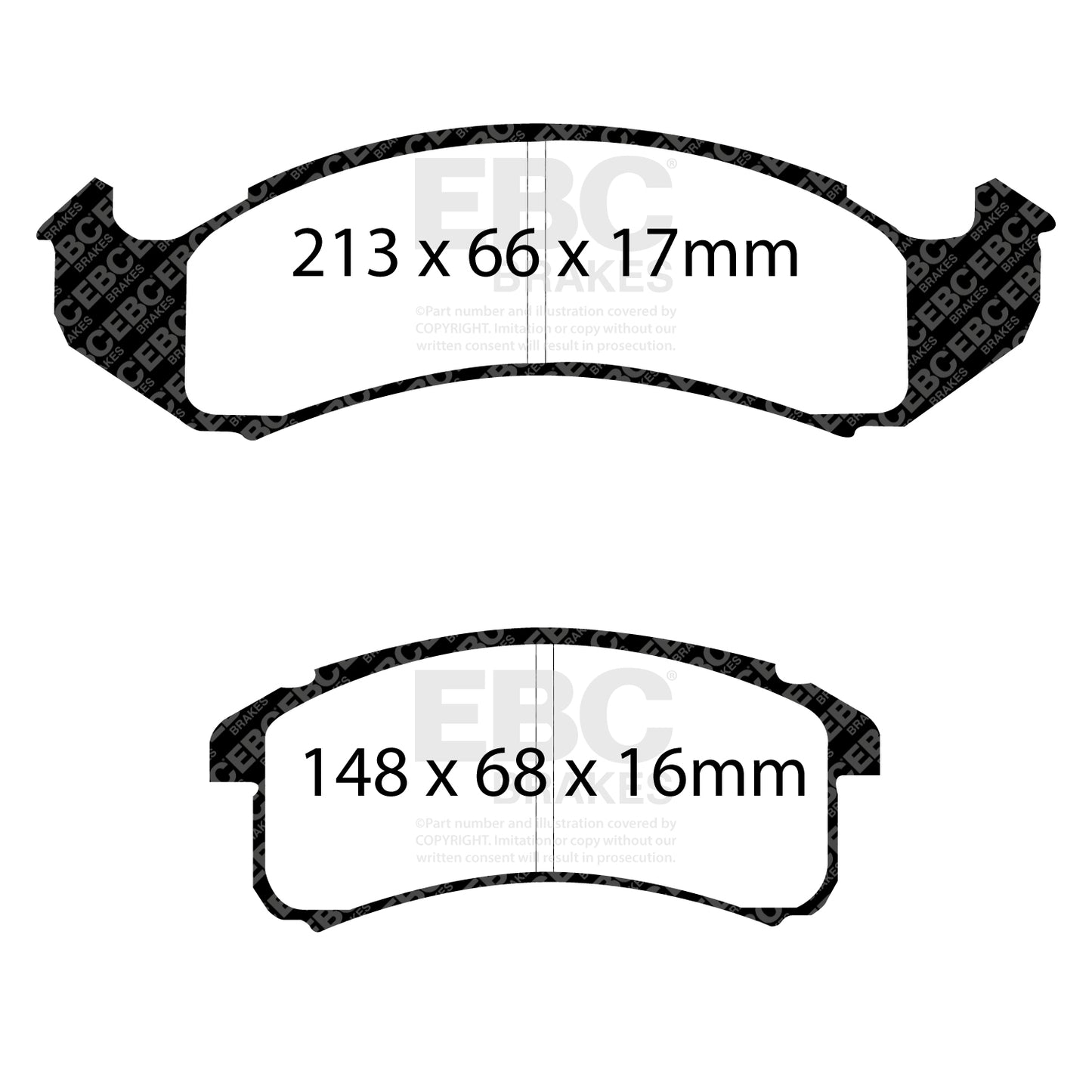EBC Brakes Pad and Disc Kit (PD03KF289)