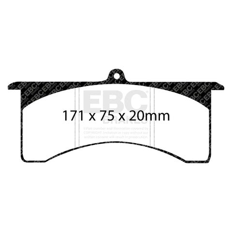 EBC SR21 Racing Brake Pads - (DP81148.20SR21) Front