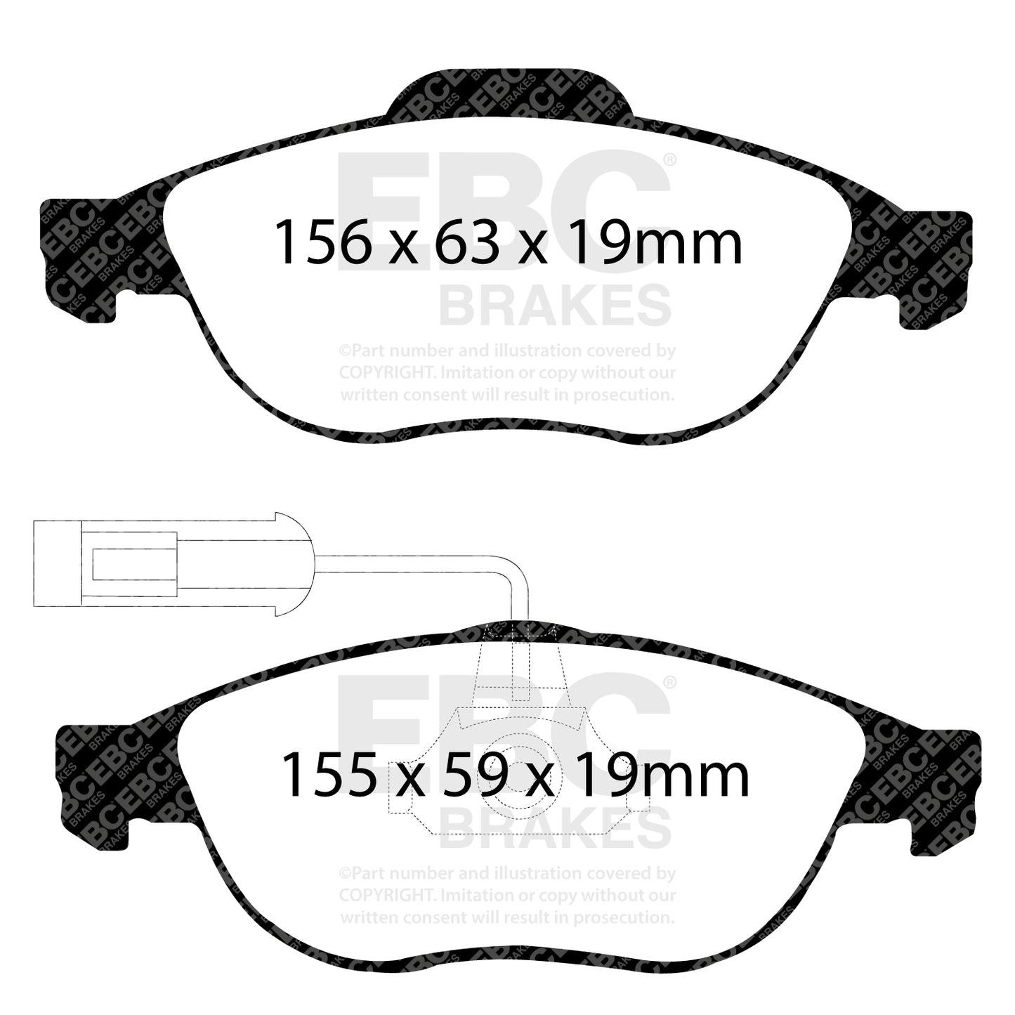 EBC Brakes Pad and Disc Full vehicle Kit (PD40K040)