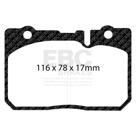 EBC Brakes Pad and Disc Full vehicle Kit (PD40K1079)