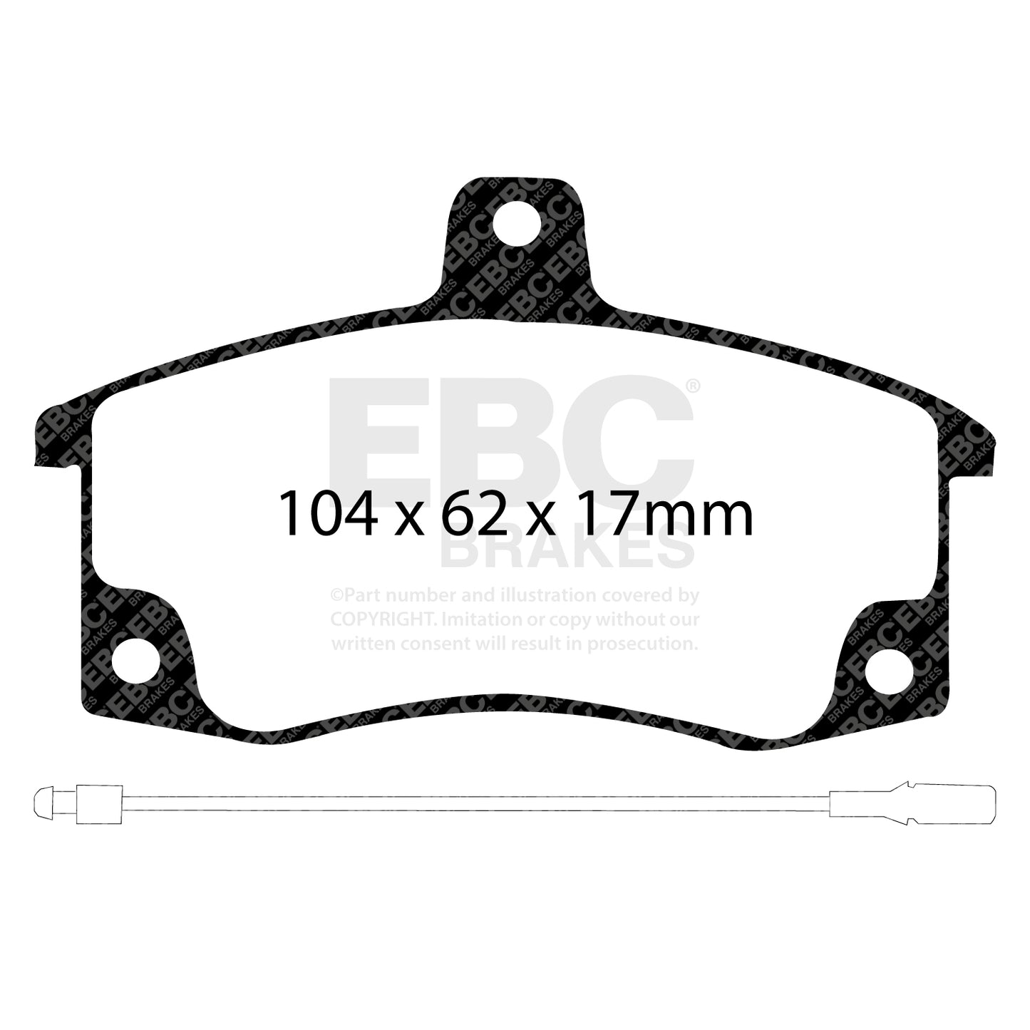 EBC Brakes Pad  and  Disc Kit (PD01KF776)