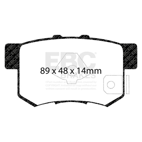 EBC Brakes Pad and Disc Full vehicle Kit (PD40K829)