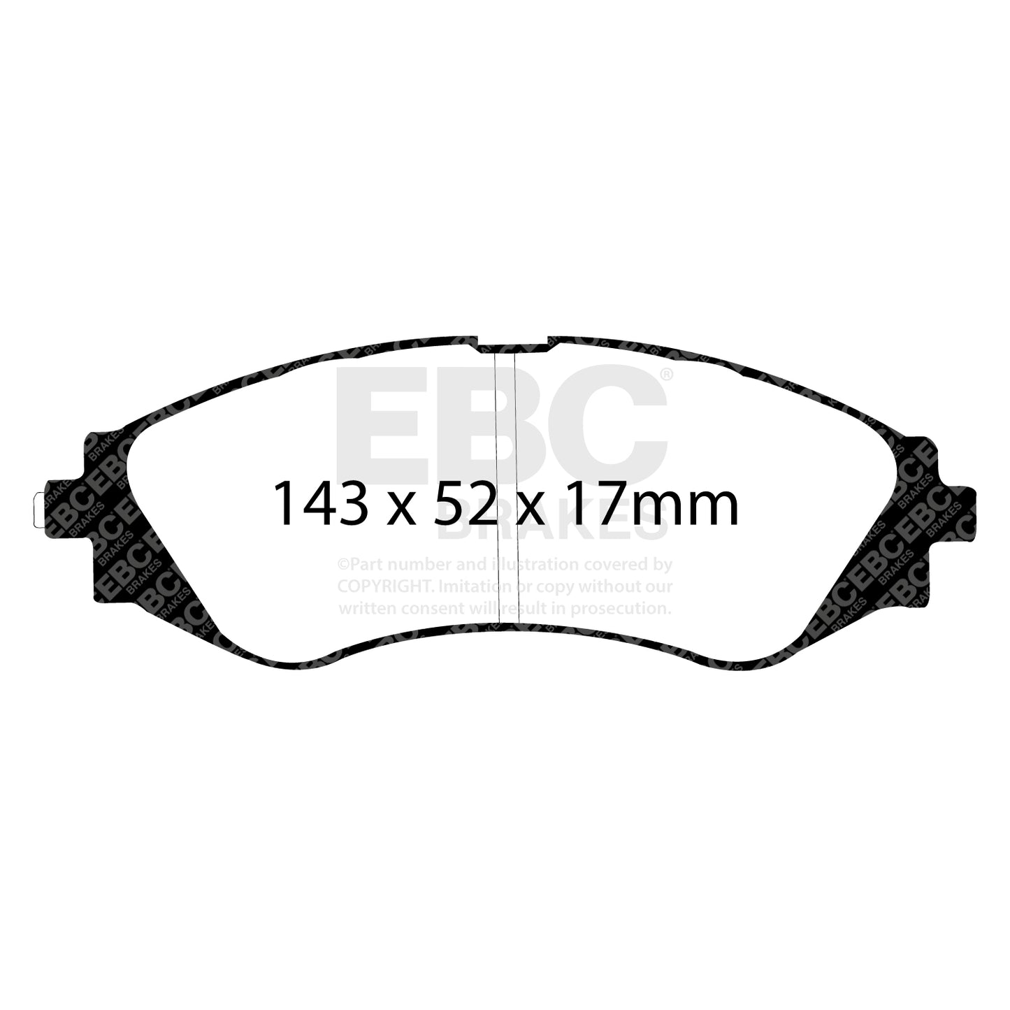 EBC Brakes Pad and Disc Kit (PDKF555)