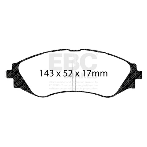 EBC Brakes Pad and Disc Kit (PDKF555)