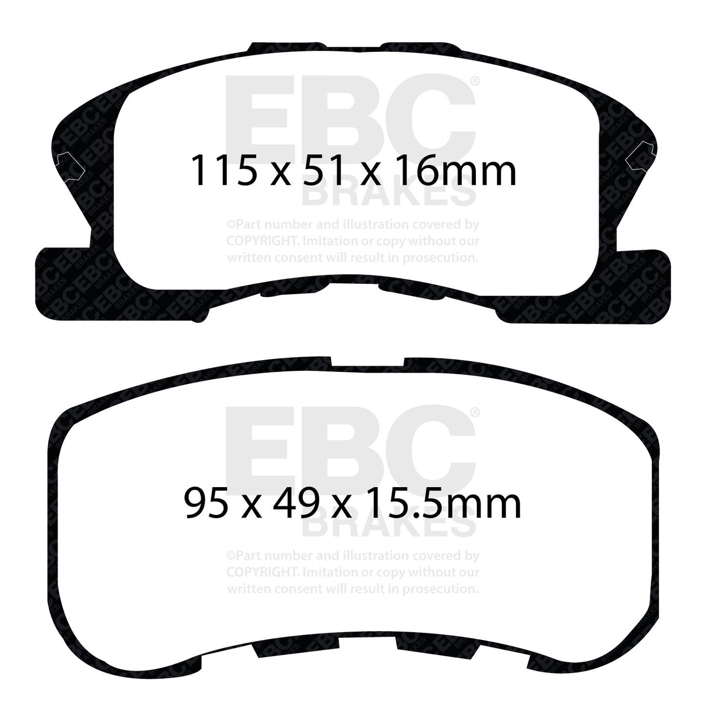EBC Brakes Pad and Disc Kit (PDKF584)