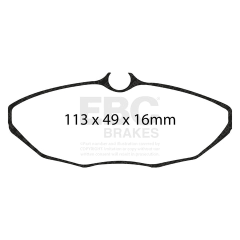 EBC Brakes Pad and Disc Kit (PD11KR115)