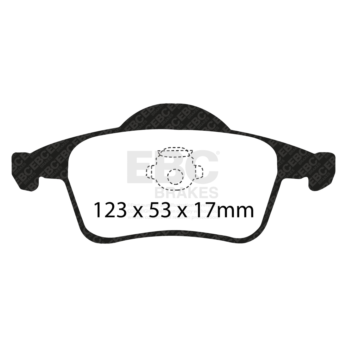 EBC Ultimax OE Replacement Brake Pad Set (DP1231)