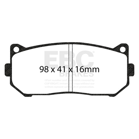 EBC Brakes Pad and Disc Full vehicle Kit (PD40K1001)