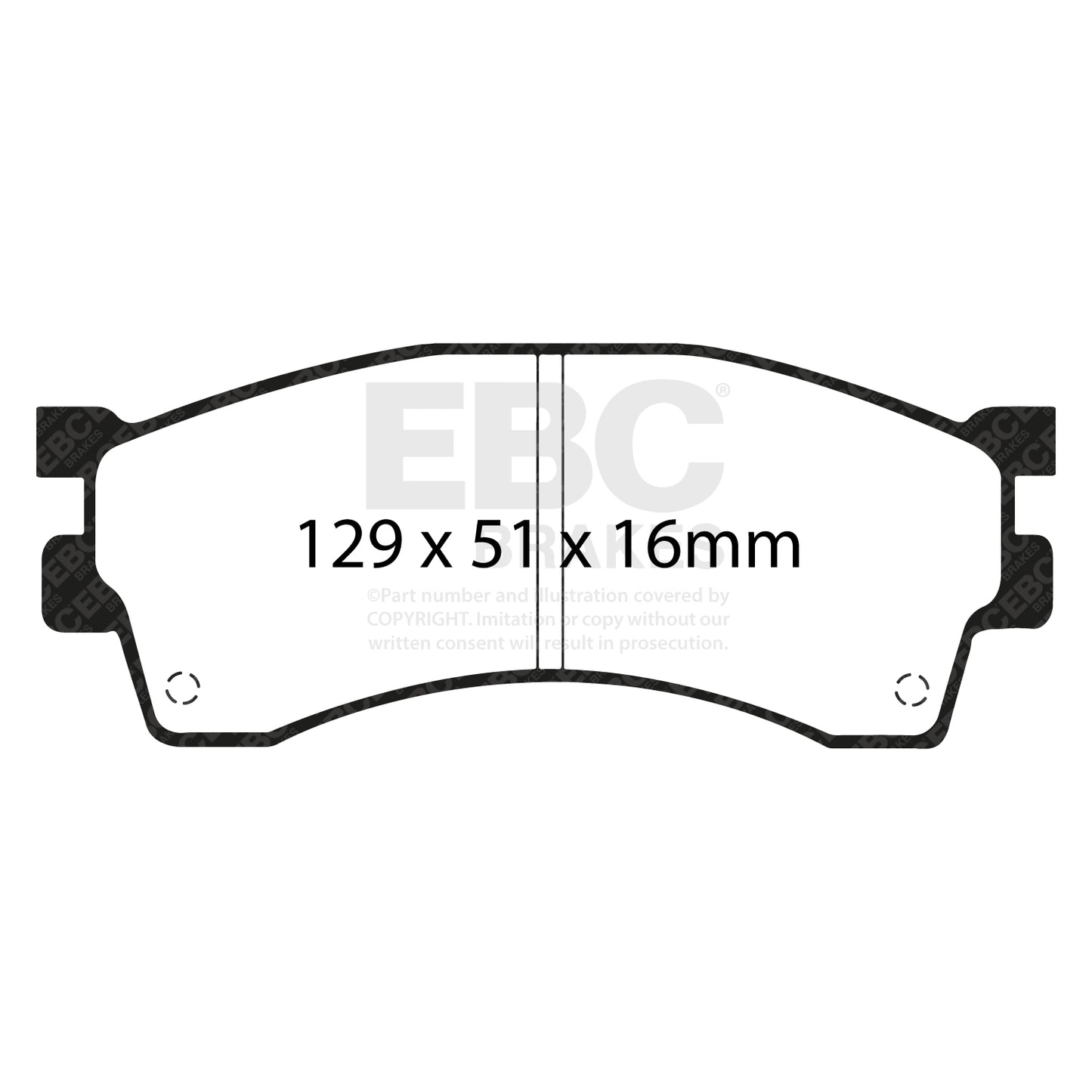 EBC Brakes Pad and Disc Kit (PDKF1004)