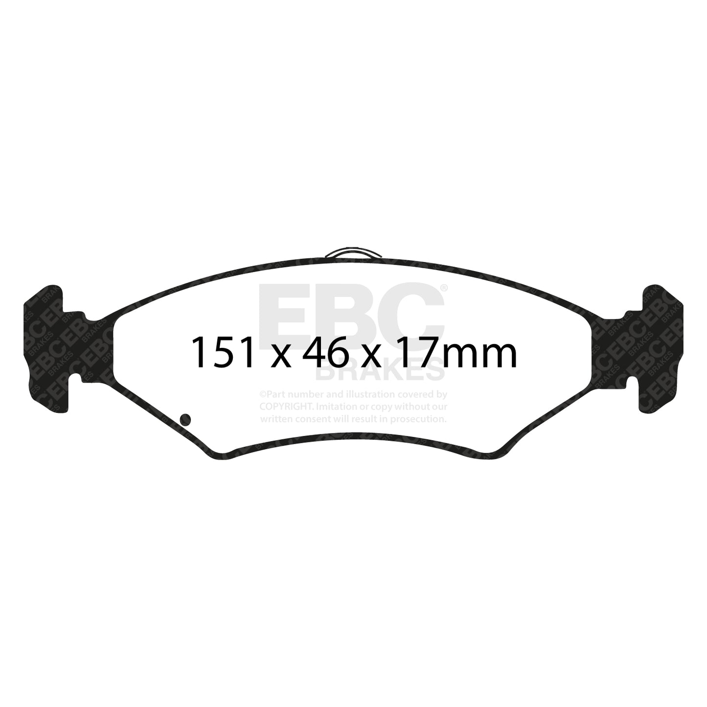 EBC Brakes Pad and Disc Kit (PDKF1024)