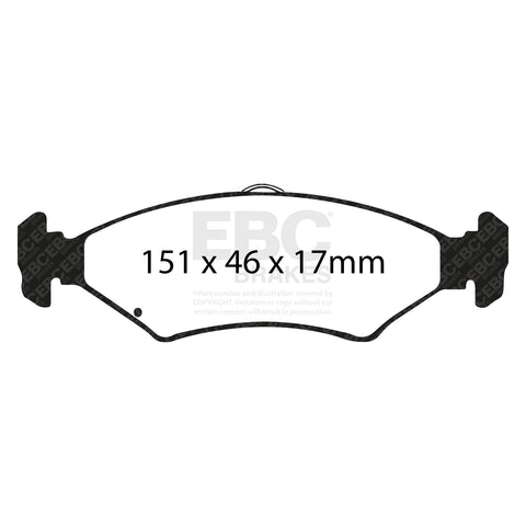 EBC Brakes Pad and Disc Full vehicle Kit (PD40K1000)