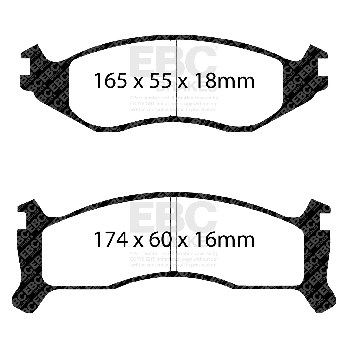 EBC Brakes Pad  and  Disc Kit (PD01KF331)