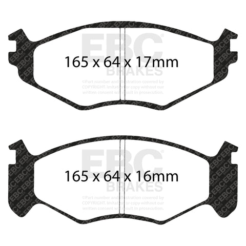 EBC Brakes Pad  and  Disc Kit (PD01KF332)