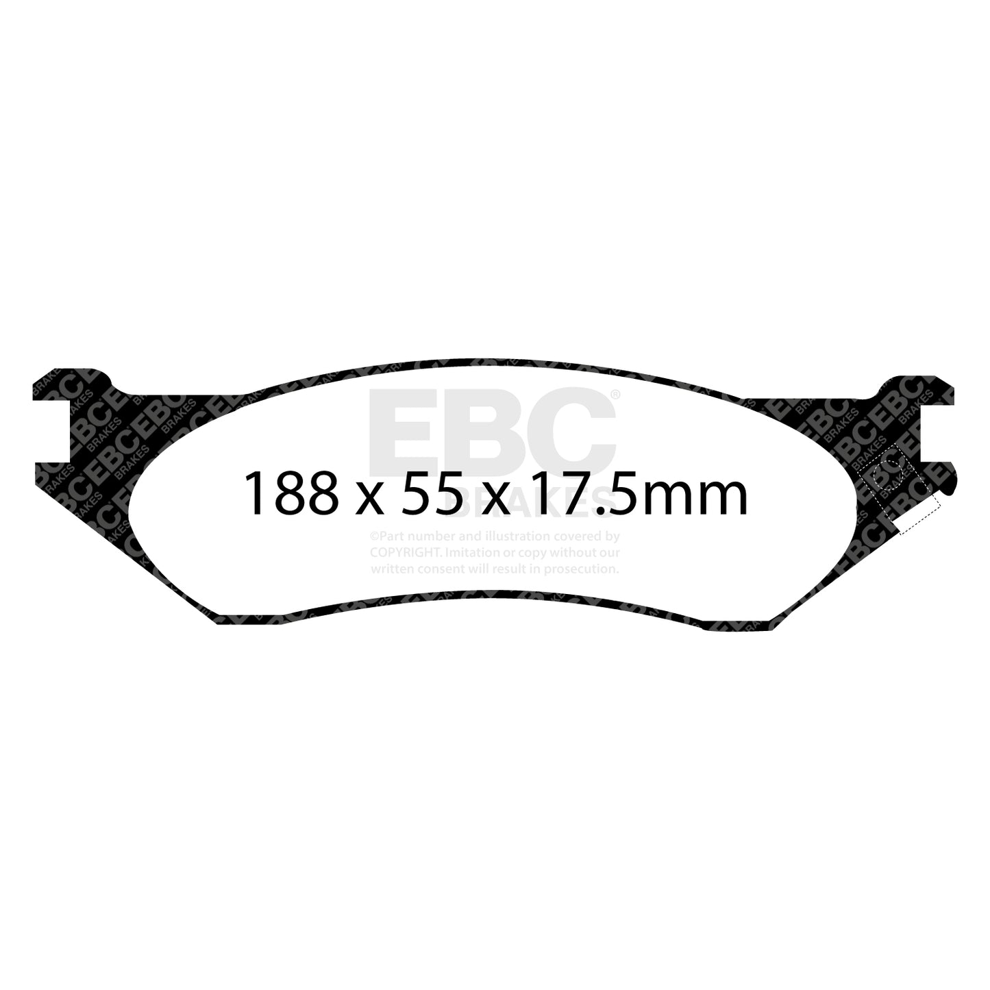 EBC Brakes Pad and Disc Kit (PD13KF722)