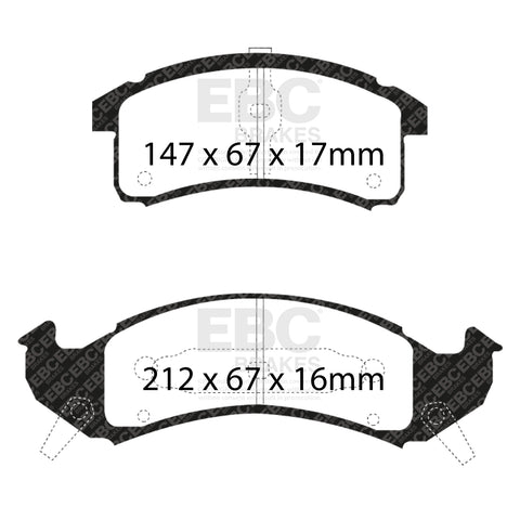 EBC Brakes Pad and Disc Kit (PD12KF079)