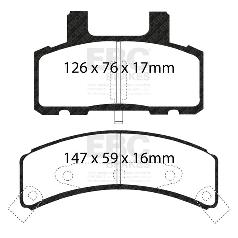 EBC Brakes Pad and Disc Kit (PD13KF254)