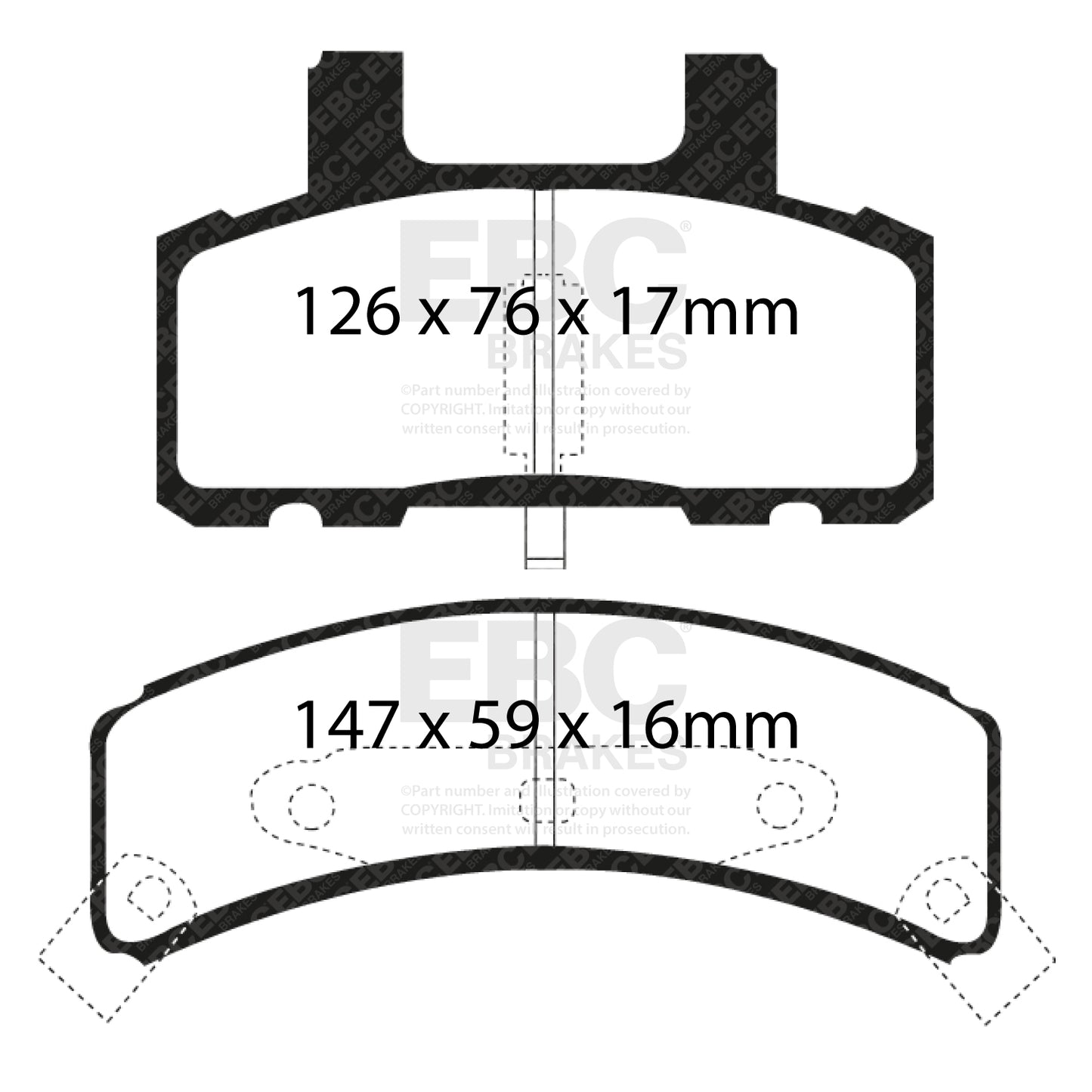 EBC Brakes Pad and Disc Kit (PD03KF312)