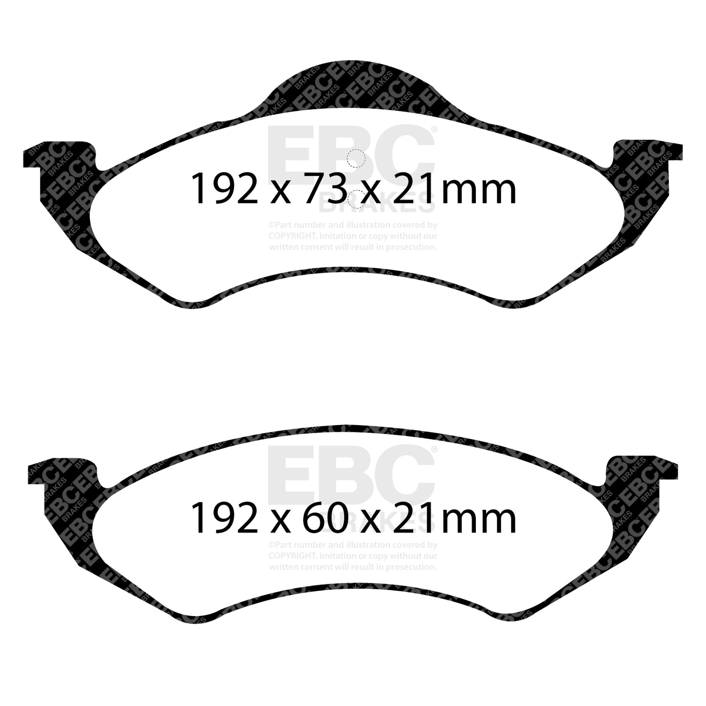 EBC Ultimax OE Replacement Brake Pad Set (DP1275)