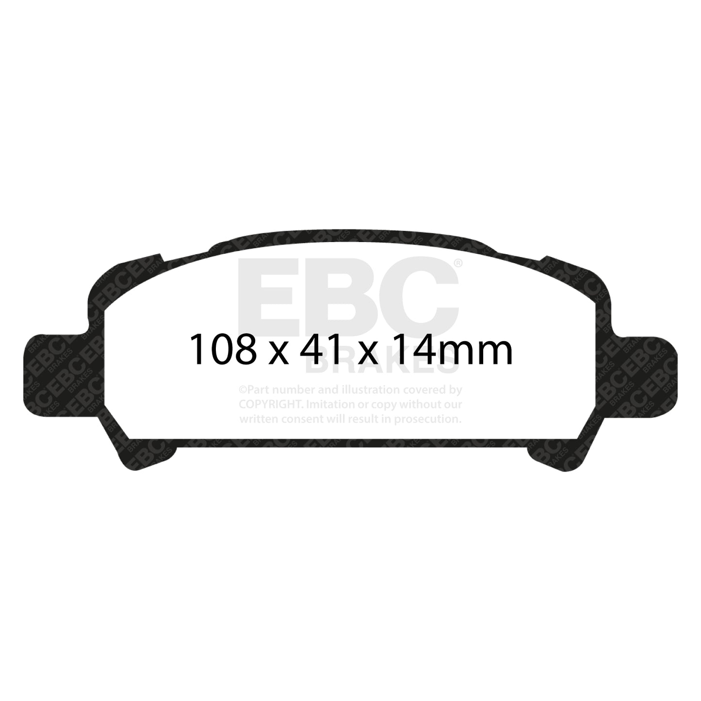 EBC Racing Brake Pads - (DP81293RPX) Rear